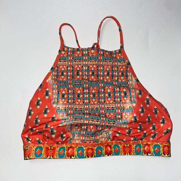 Nanette Lepore Coral Bindi Stargazer Bikini Swim Bathing Suit Top Womens Size XS - Picture 2 of 9